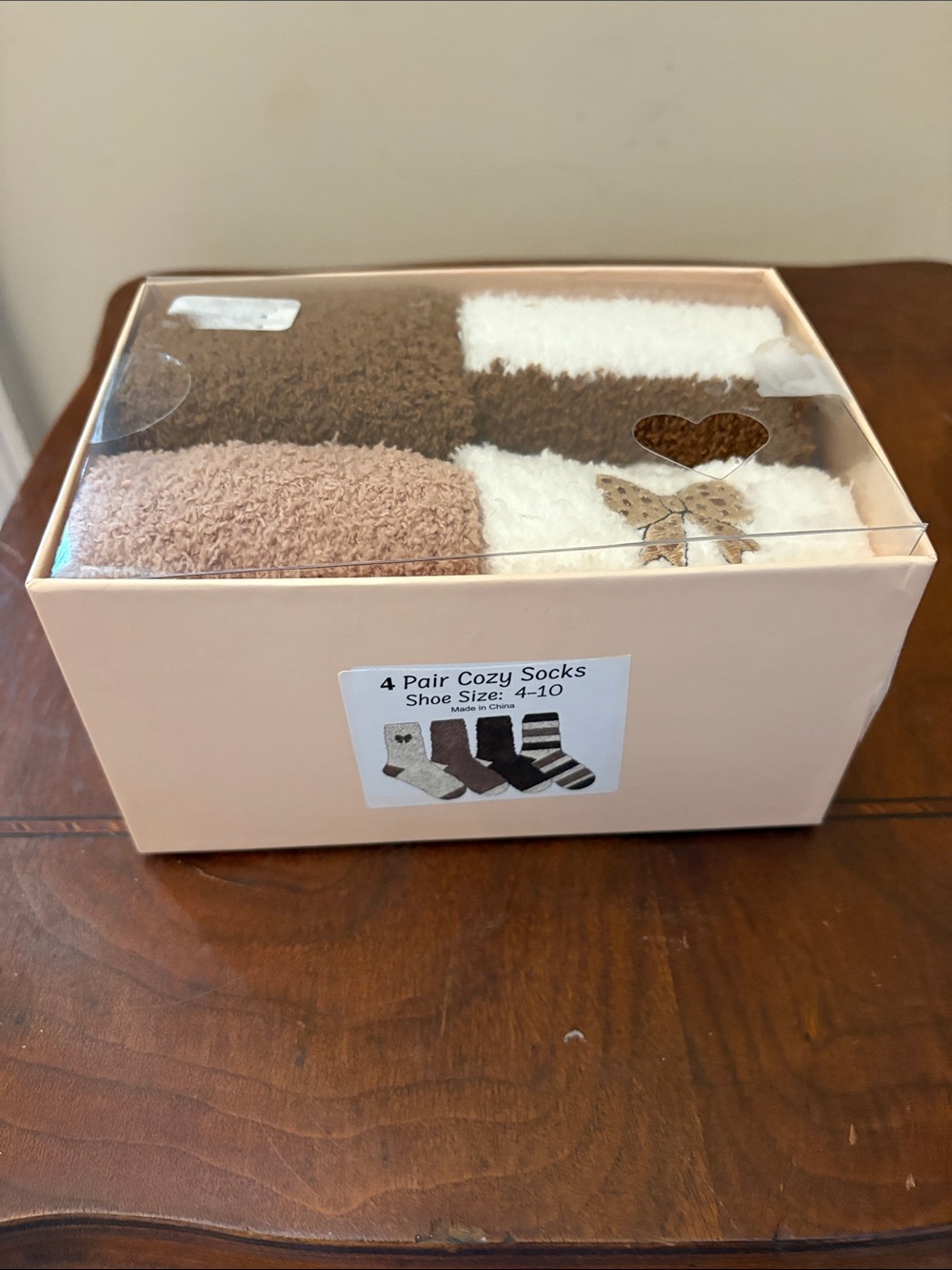 Nanette Lepore Cozy Sock Gift Set - Brown, Cream, Blush